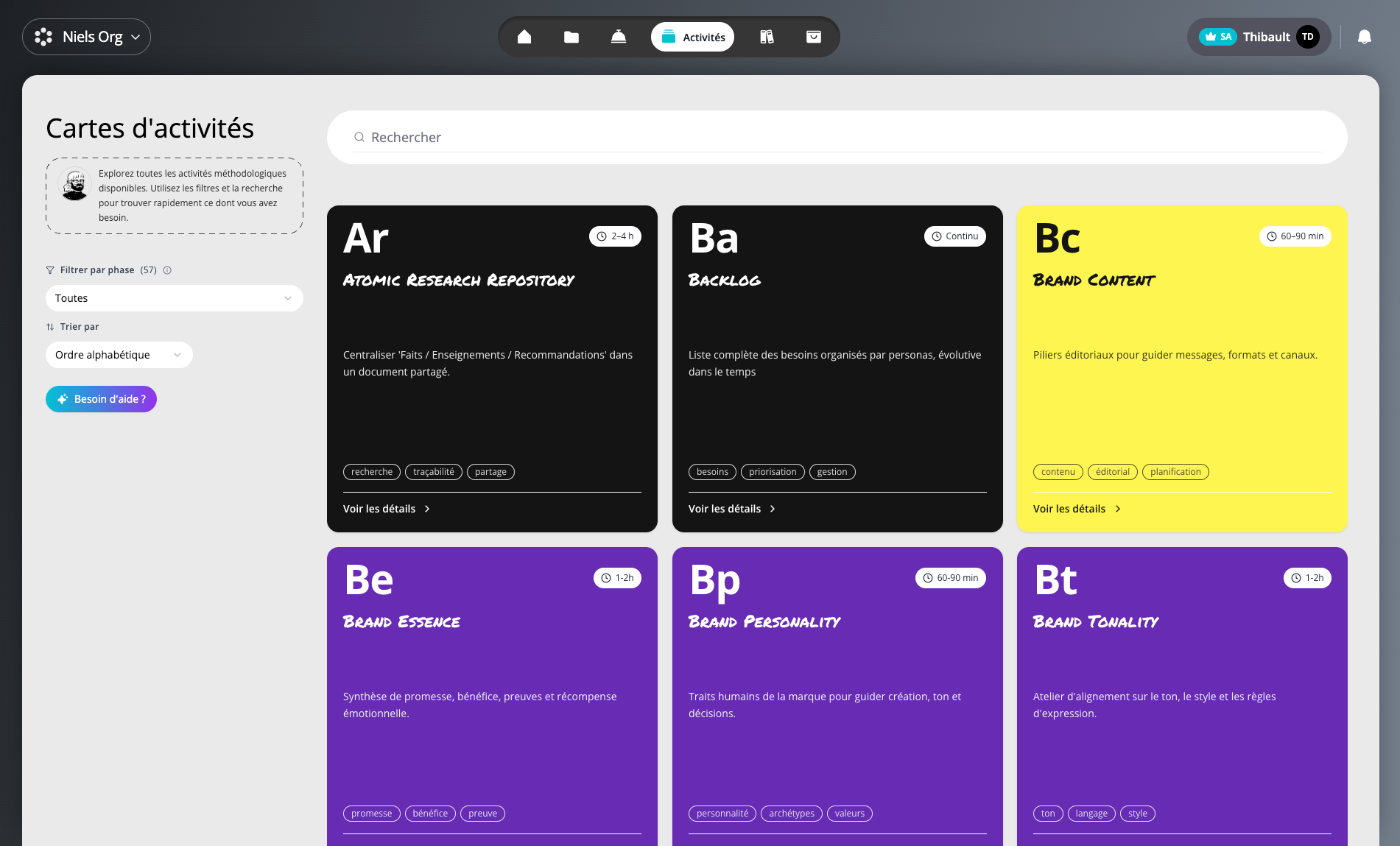 Data points on top of landscape